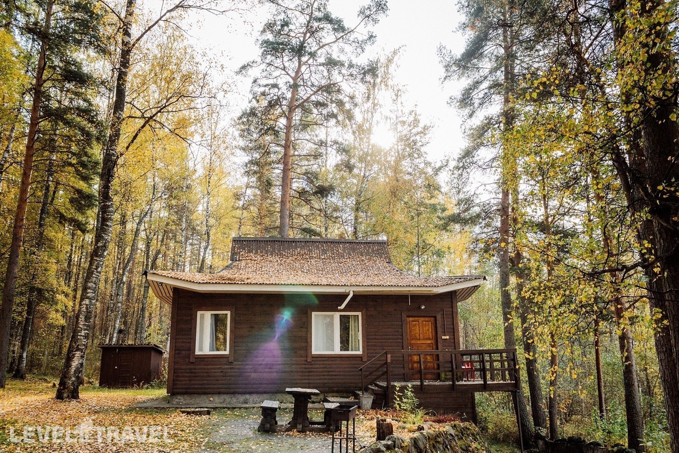 фотографии номера Коттедж №2 (2 комнаты) отеля Загородный Клуб Авиаретро в Россия(Прионежский район) - фото №1