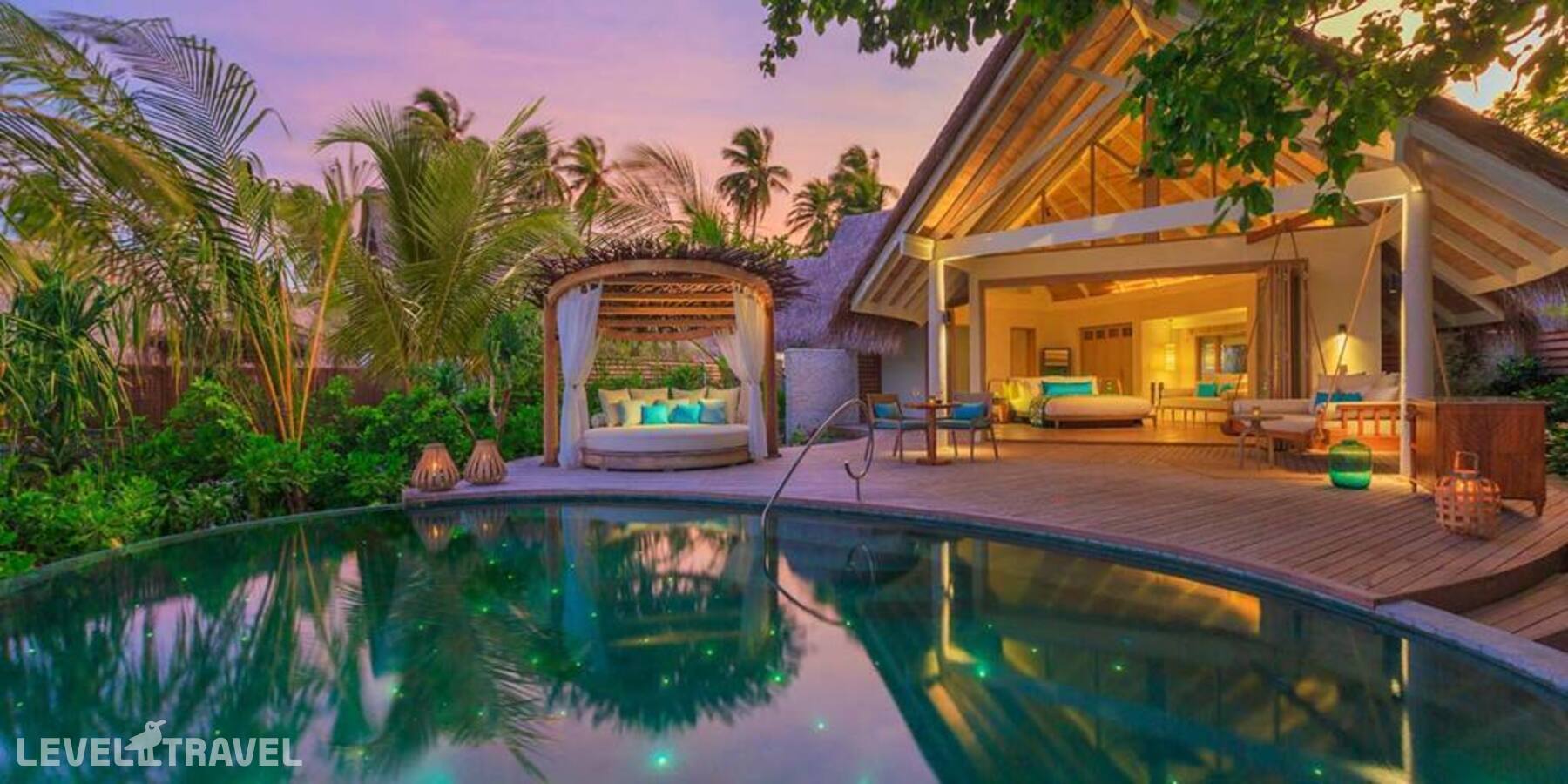 фотографии номера Пляжная вилла с бассейном отеля Milaidhoo Island Maldives (Adults Only 9+) в Мальдивы(Баа Атолл) - фото №5
