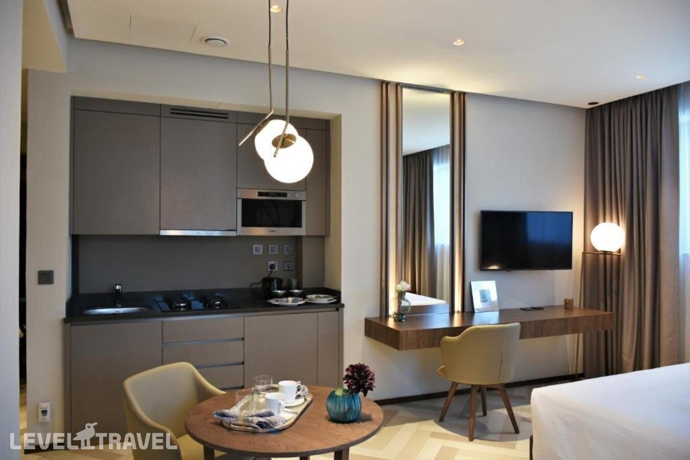 фотографии номера Одноместная улучшенная студия отеля Millennium Place Barsha Heights Hotel & Apartments в ОАЭ(Барша Хайтс) - фото №2