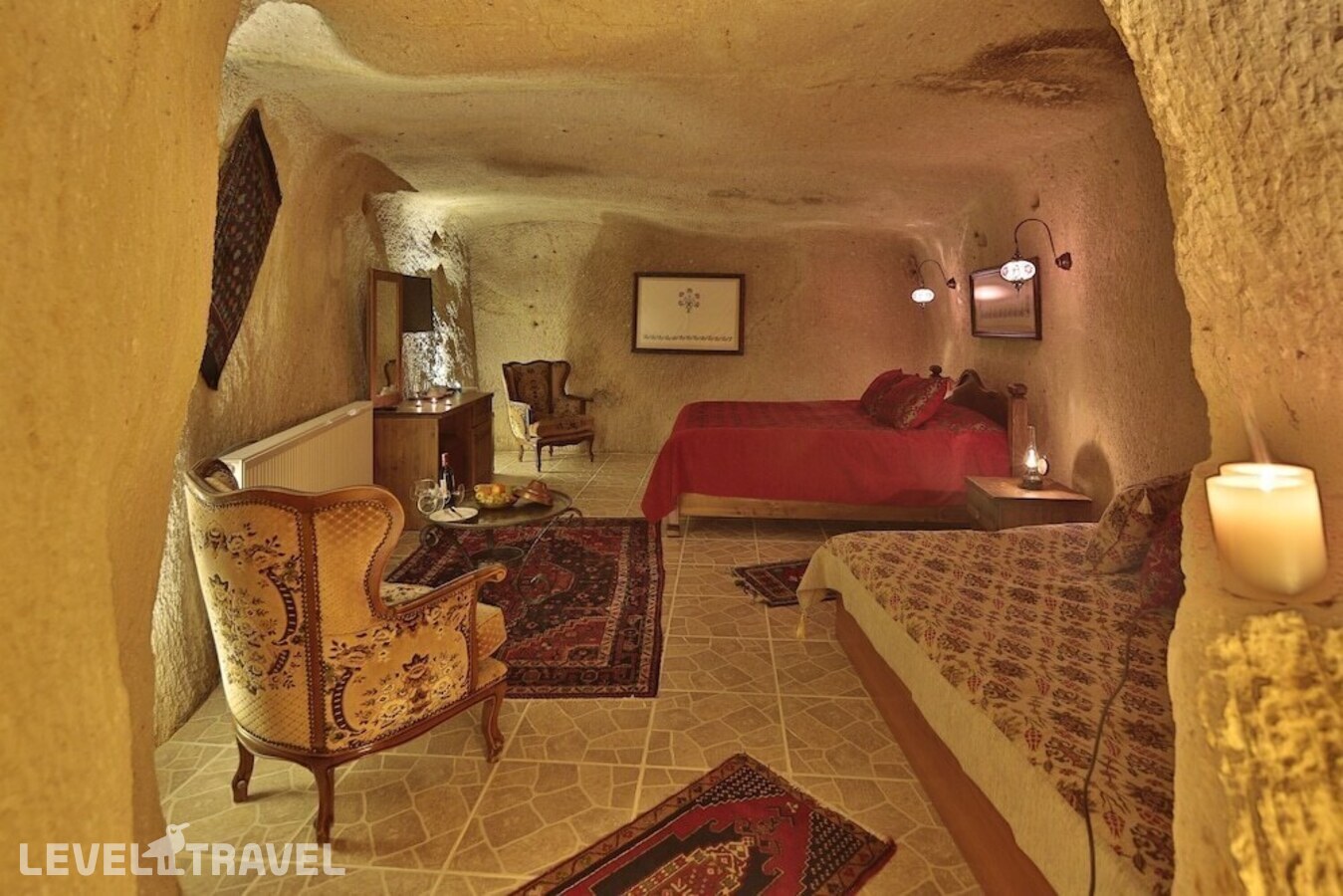 фотографии номера Трехместный улучшенный отеля Turkish Cave House в Турция(Ортахисар) - фото №4