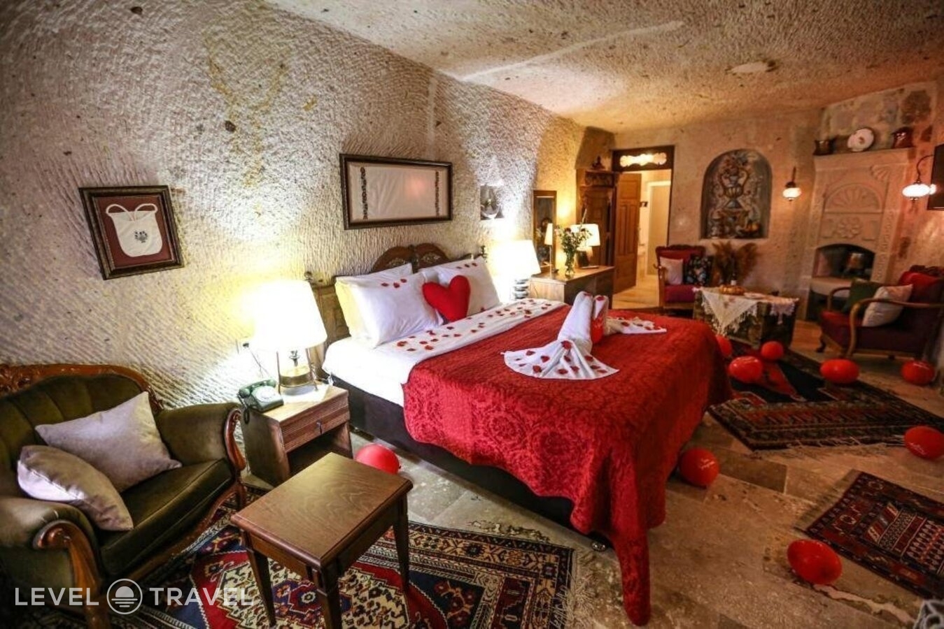 фотографии номера Представительский люкс отеля Turkish Cave House в Турция(Ортахисар) - фото №6