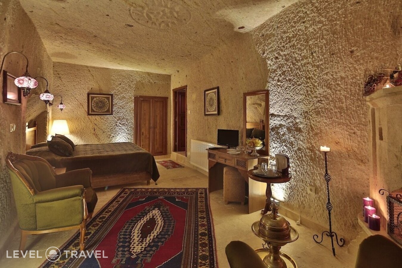 фотографии номера Представительский номер отеля Turkish Cave House в Турция(Ортахисар) - фото №3