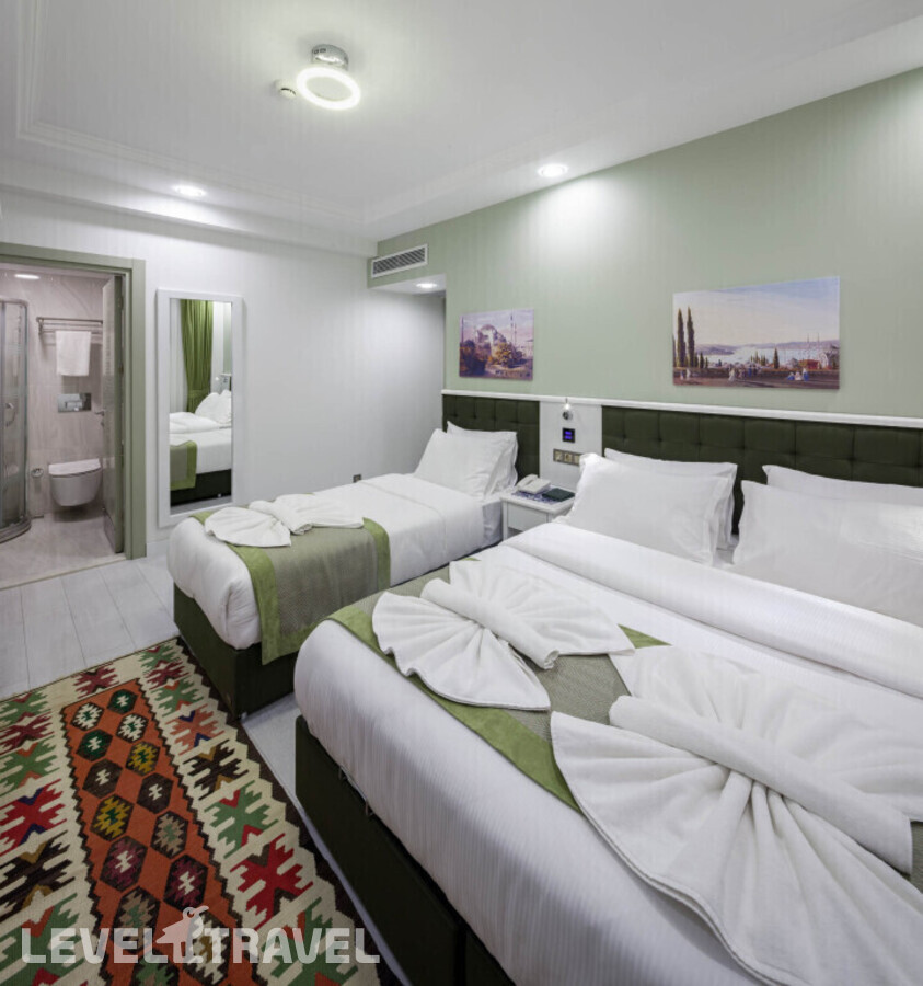 фотографии номера Трехместный номер отеля Obahan Hotel в Турция(Фатих) - фото №1