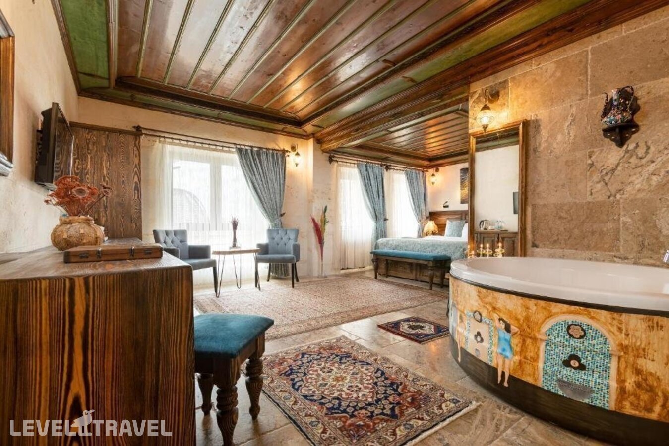 фотографии номера Люкс роскошный отеля Acer Cave Hotel в Турция(Ортахисар) - фото №45