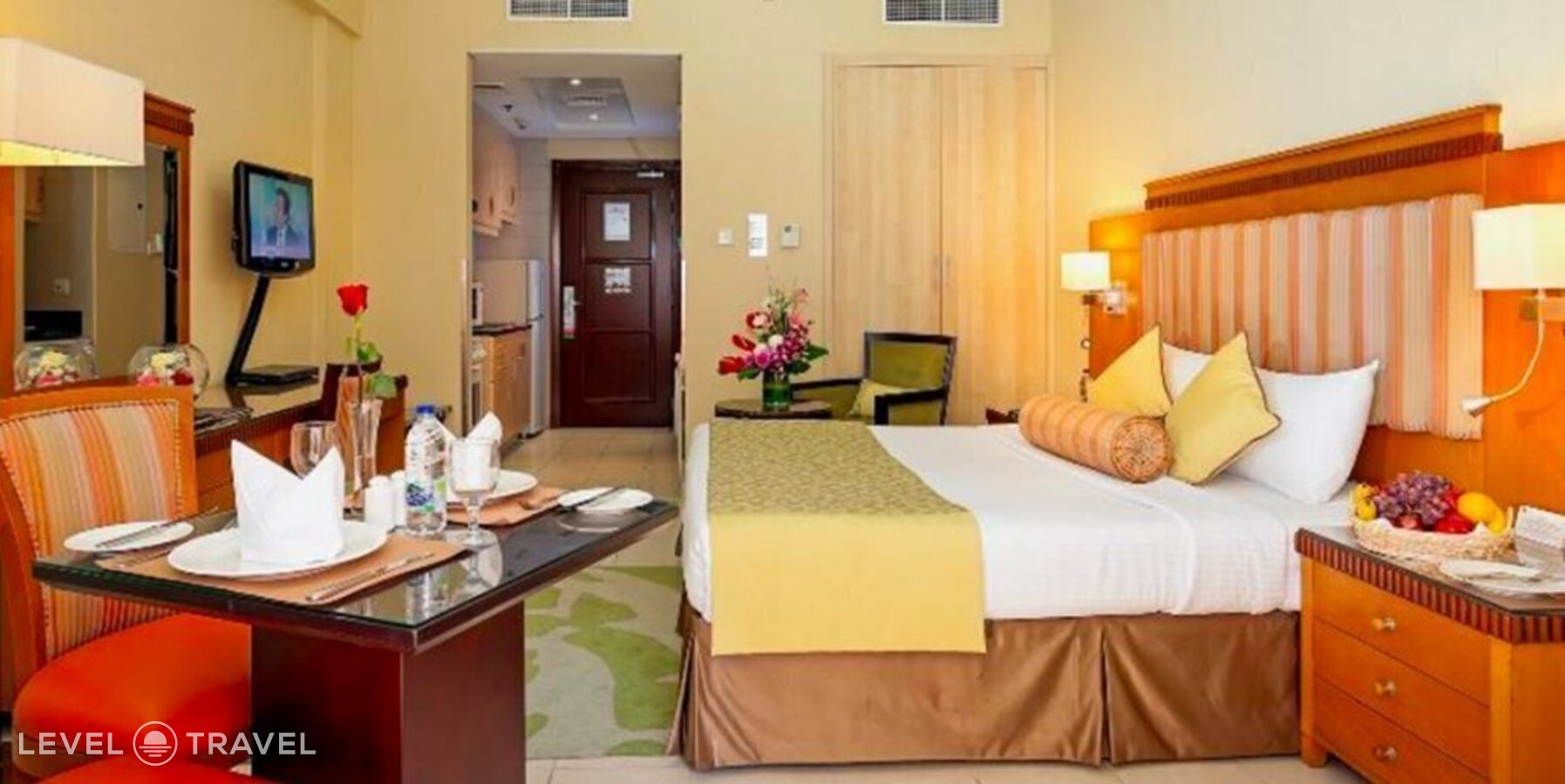 фотографии номера Студия отеля Chelsea Gardens Hotel Apt в ОАЭ(Джебель-Али) - фото №1