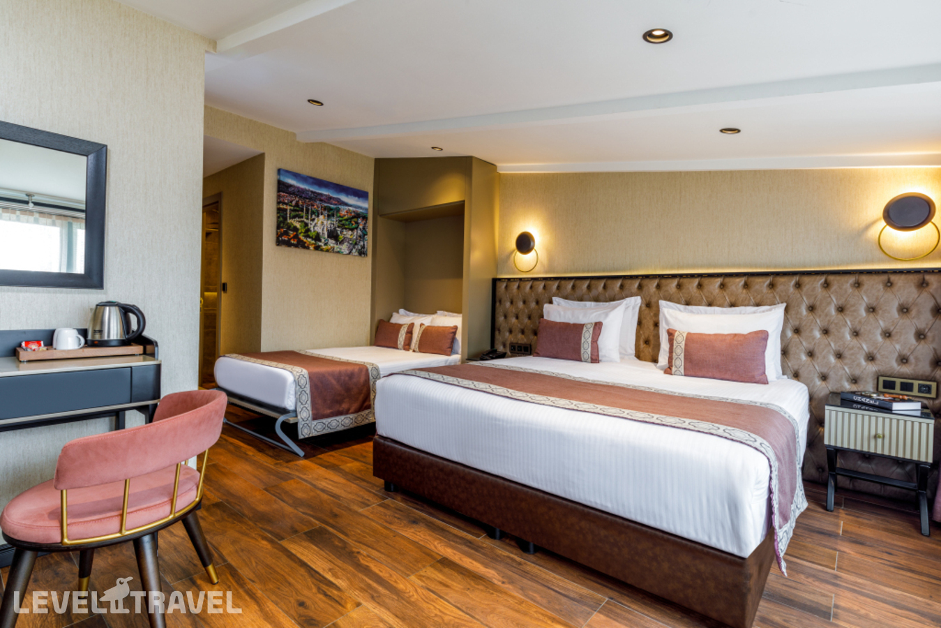 фотографии номера Трехместный улучшенный отеля Euro Design Hotel в Турция(Фатих) - фото №2