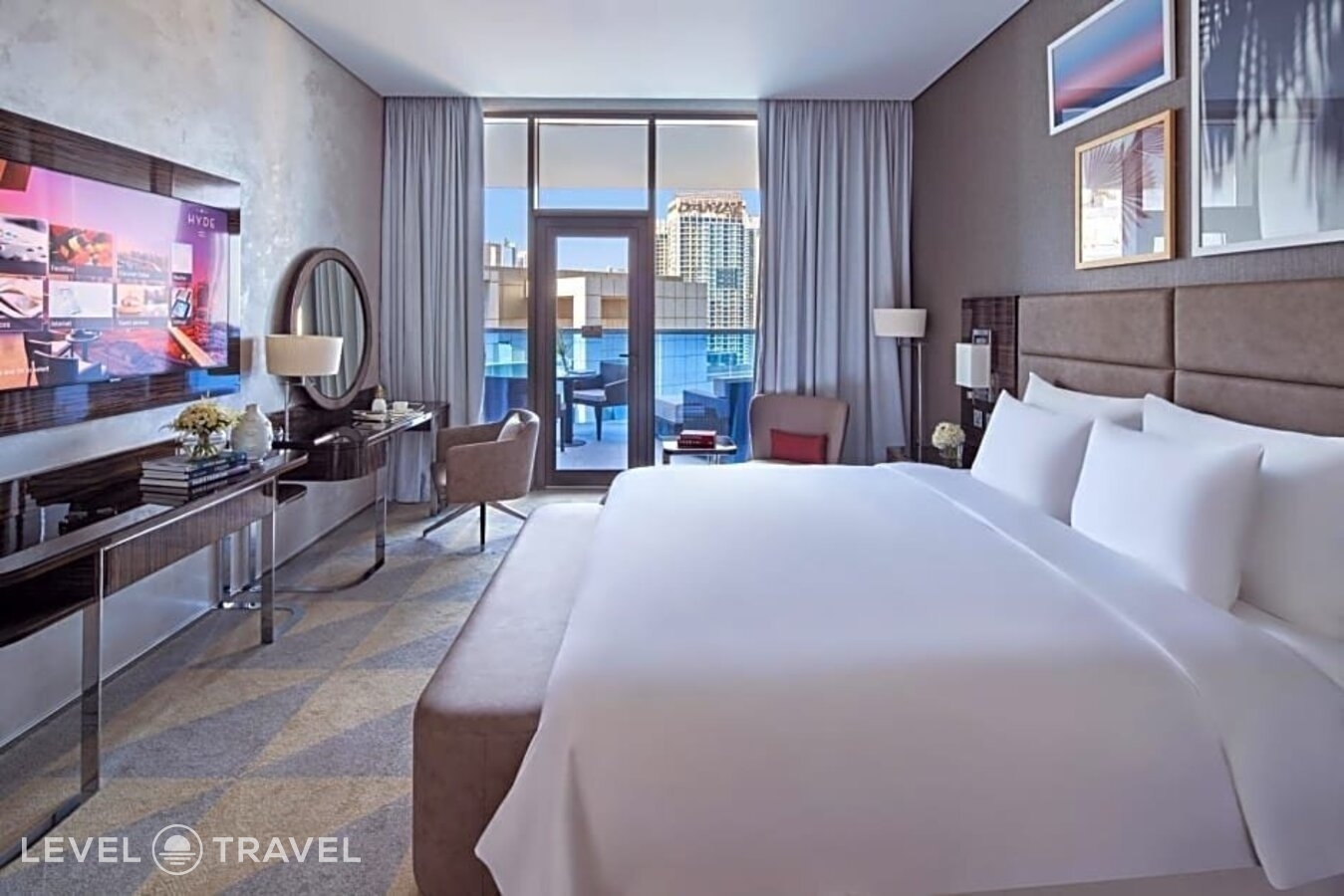 фотографии номера Люкс отеля Hyde Hotel Dubai в ОАЭ(Бизнес Бей) - фото №3