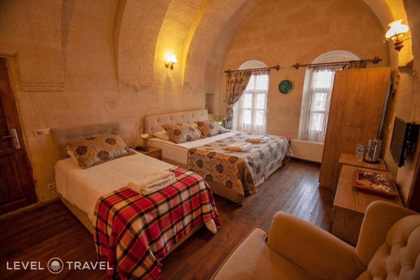 фотографии номера Трехместный делюкс отеля Diamond of Cappadocia в Турция(Гёреме) - фото №2