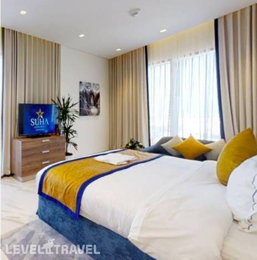 фотографии номера Апартаменты делюкс (2 спальни) отеля Suha Mina Rashid Hotel Apartments в ОАЭ(Бар Дубай) - фото №4