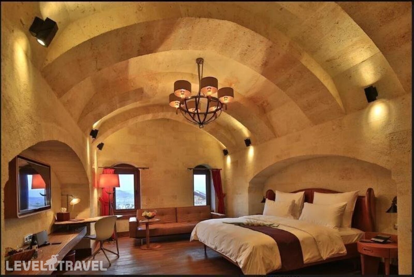 фотографии номера Люкс роскошный отеля Ariana Sustainable Luxury Lodge в Турция(Учхисар) - фото №3