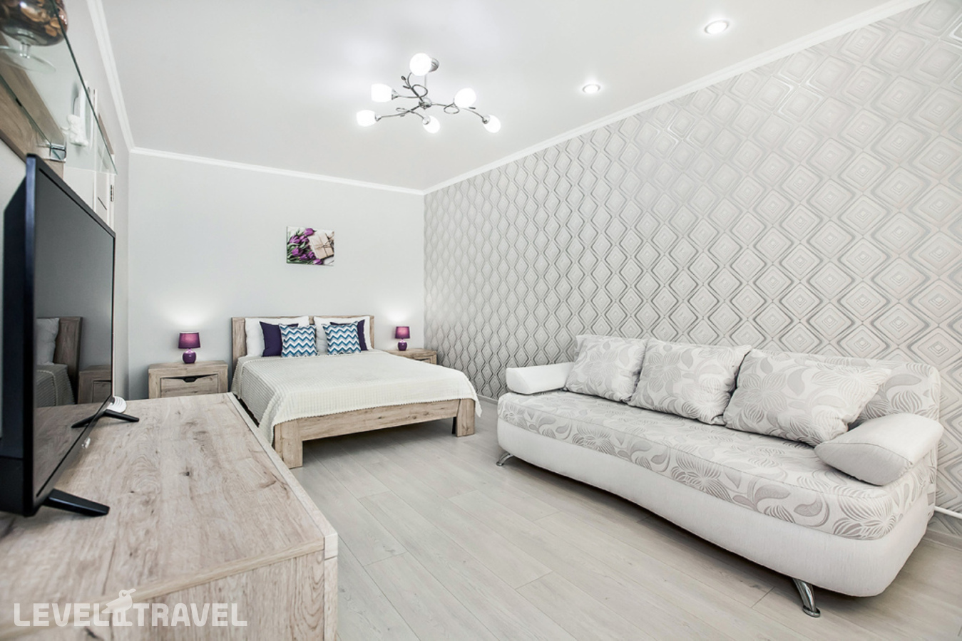 фотографии номера Апартаменты отеля Апартаменты Sweet Marshmallow Sutki Life в Россия(Тольятти) - фото №5