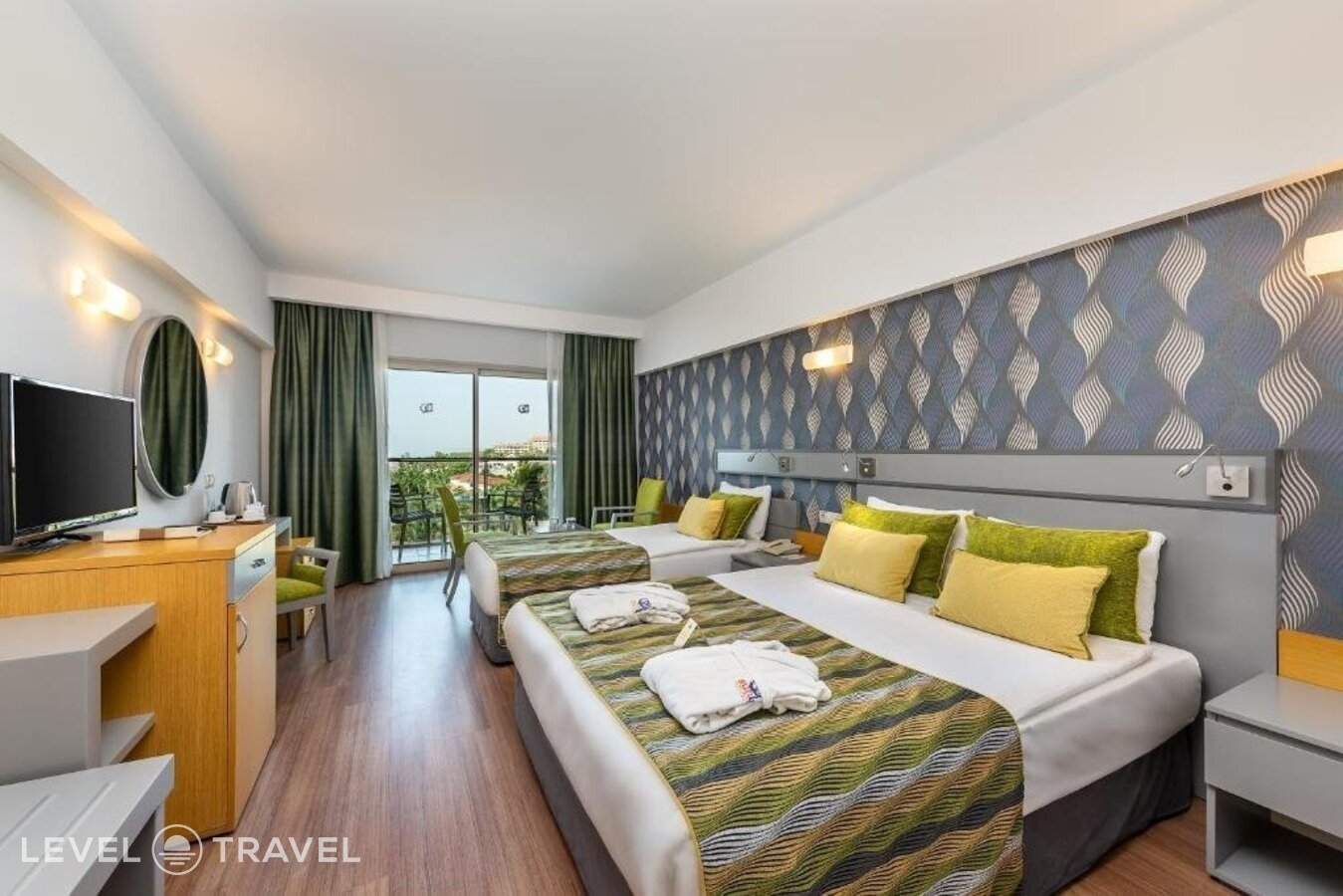 фотографии номера Стандартный с видом на море отеля Sunis Kumkoy Beach Resort Hotel & Spa в Турция(Кумкёй) - фото №9