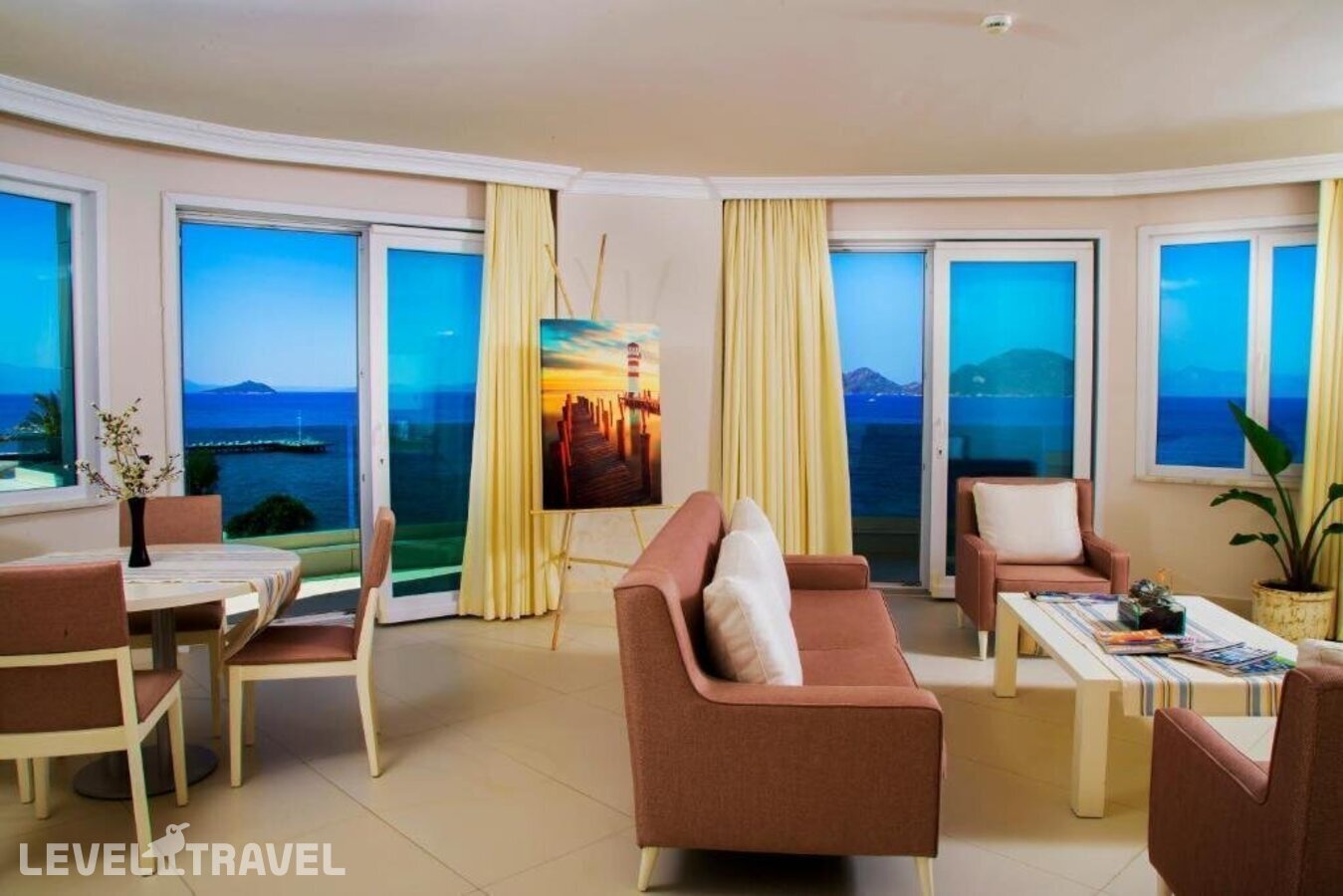 фотографии номера Люкс с балконом отеля Dragut Point South Hotel в Турция(Тургутреис) - фото №18