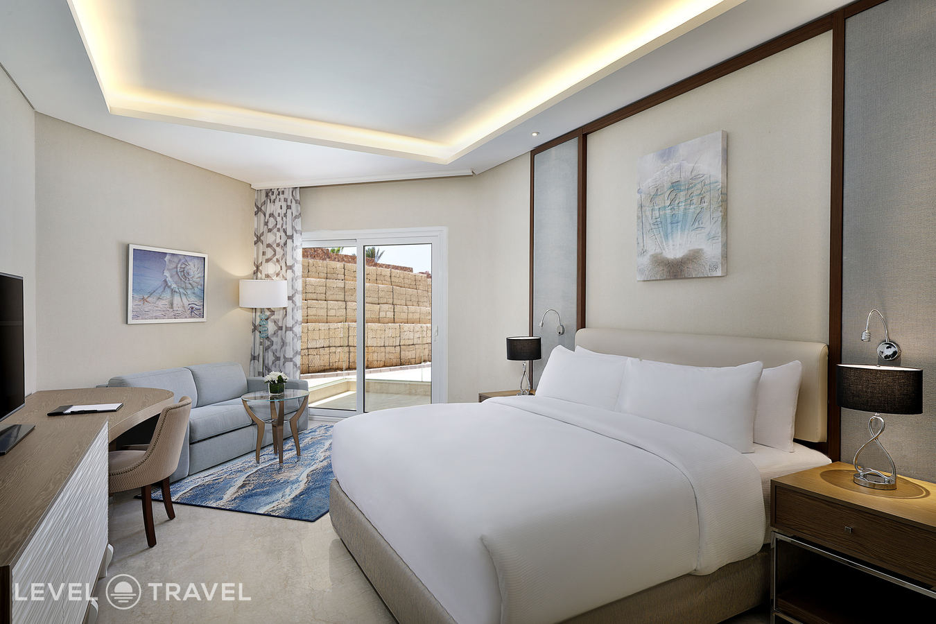 фотографии номера Стандартный с видом на двор отеля Hilton Hurghada Plaza в Египет(Хургада (город)) - фото №2