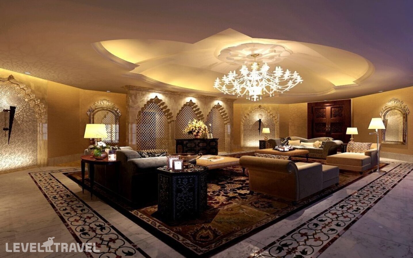 фотографии номера Люкс президентский отеля Bab Al Qasr Hotel в ОАЭ(Абу-Даби) - фото №2