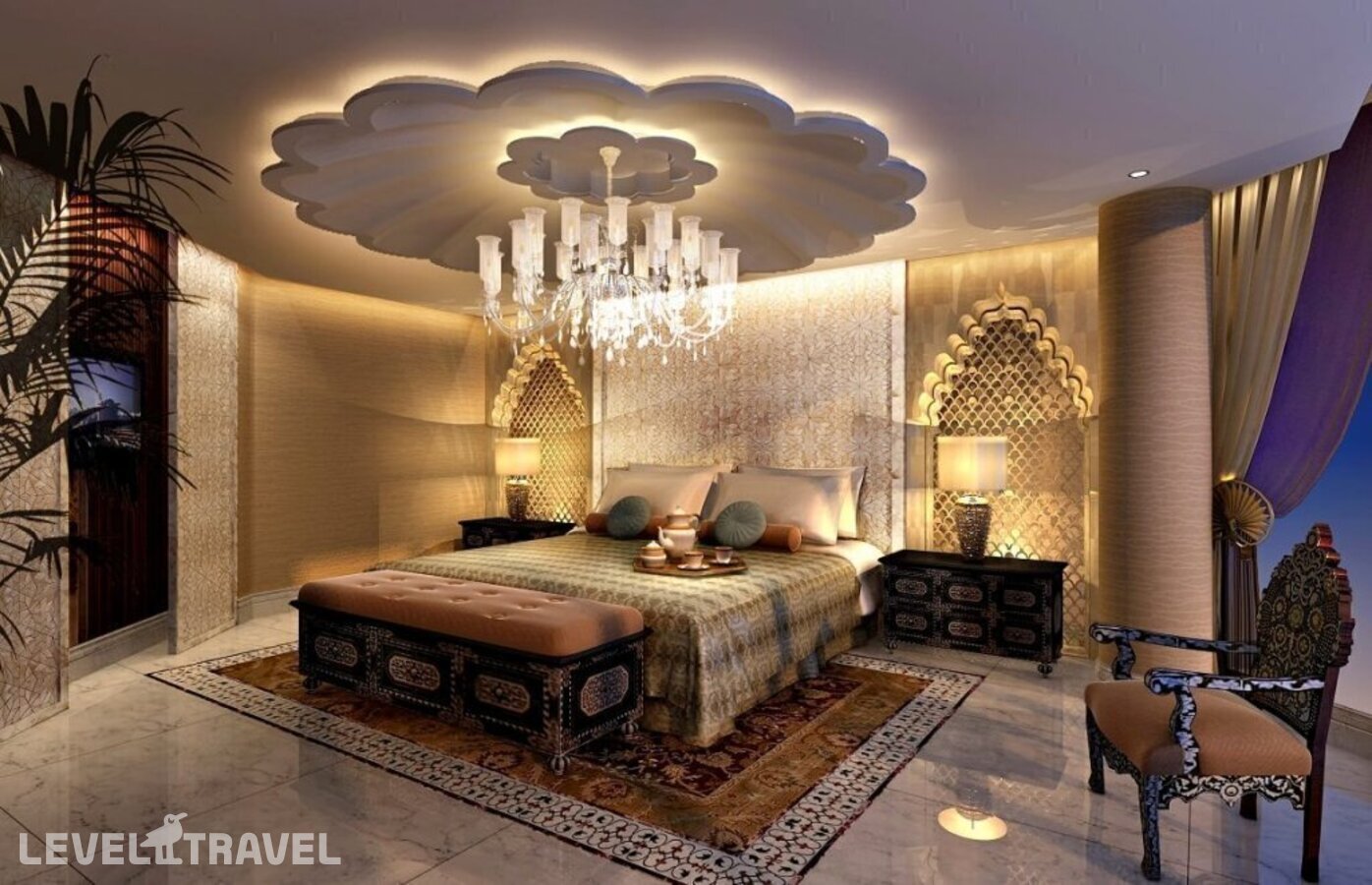 фотографии номера Люкс президентский отеля Bab Al Qasr Hotel в ОАЭ(Абу-Даби) - фото №1