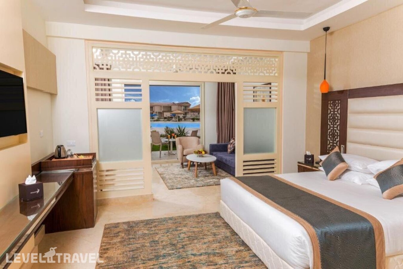 фотографии номера Полулюкс с видом на бассейн отеля Pickalbatros Sea World Marsa Alam в Египет(Марса Алам) - фото №4