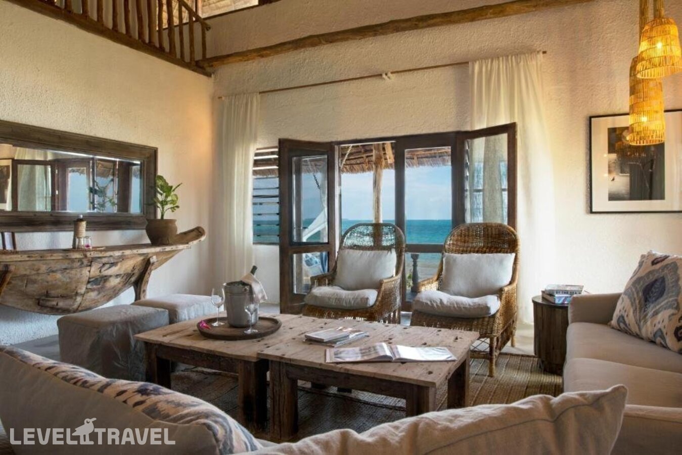 фотографии номера Вилла отеля Chuini Zanzibar Beach Lodge в Танзания(Бубубу Бич) - фото №4