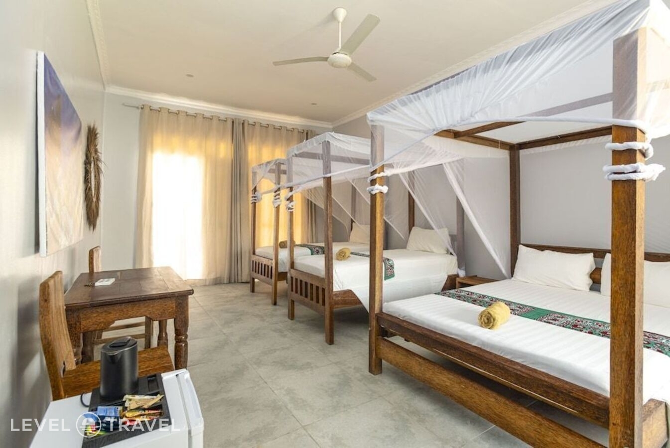 фотографии номера Трехместный номер отеля Paje Beach Apartments & Hotel в Танзания(Паже) - фото №6