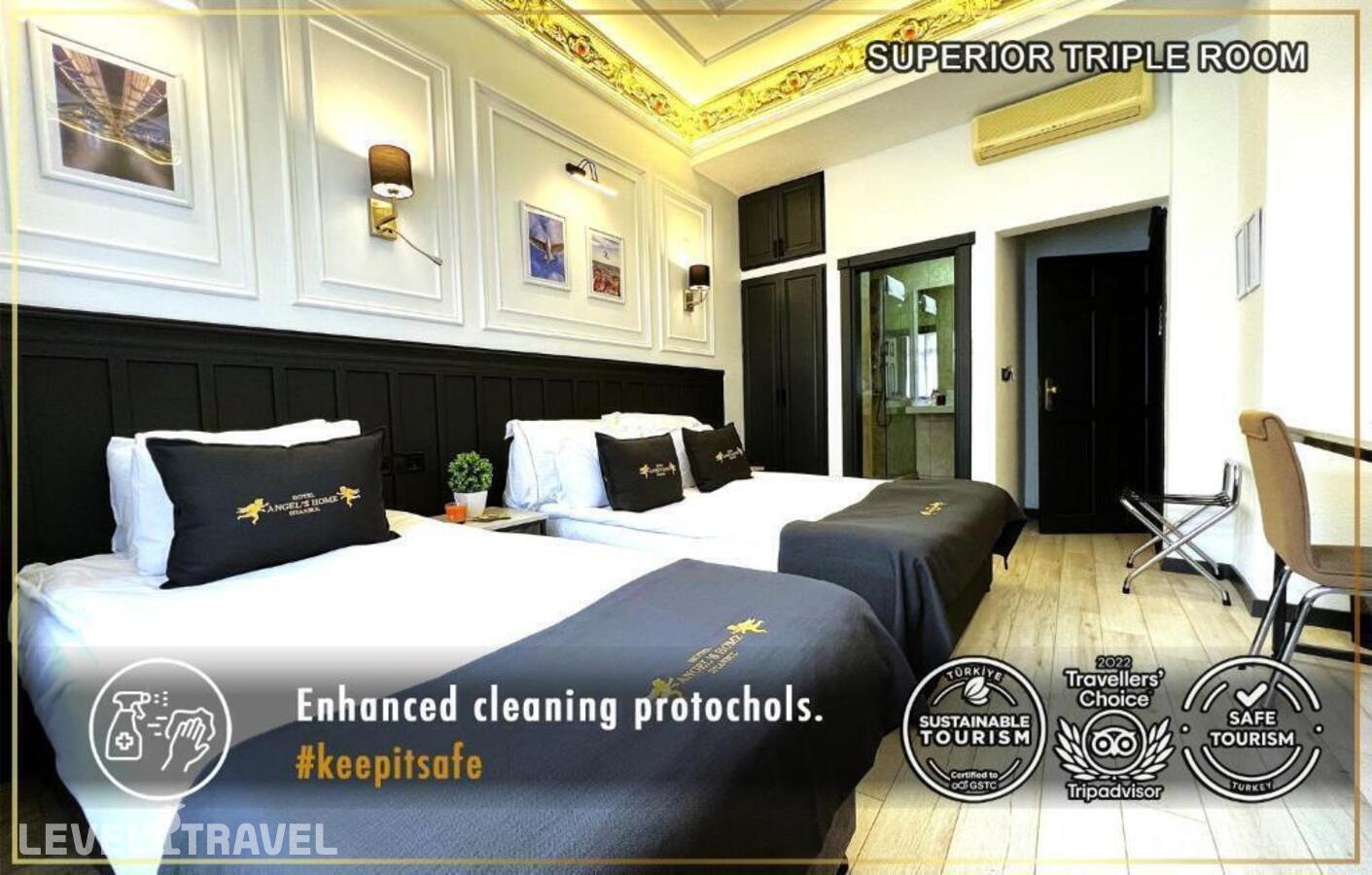 фотографии номера Трехместный улучшенный отеля Angel's Home Hotel в Турция(Султанахмет) - фото №6