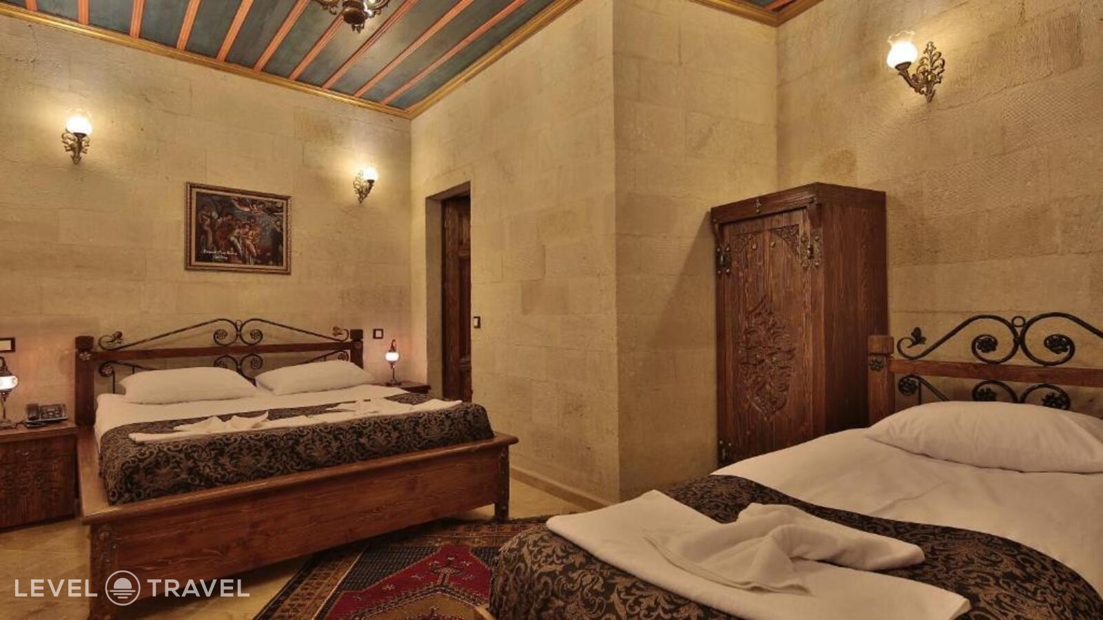 фотографии номера Трехместный номер отеля Cappadocia Cave Land Hotel в Турция(Гёреме) - фото №3