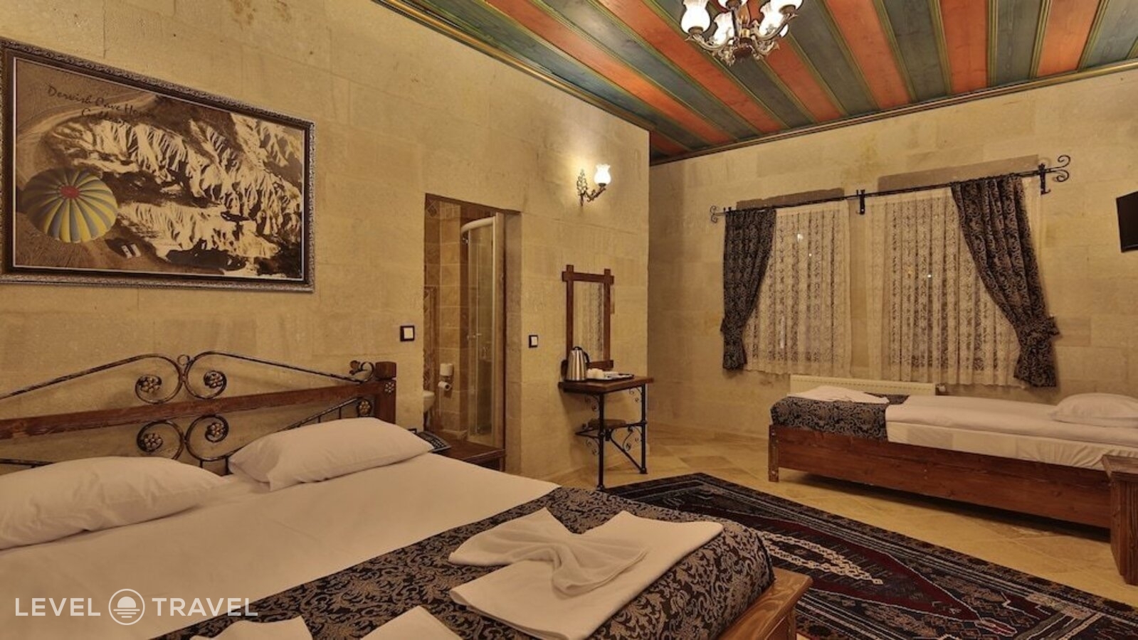 фотографии номера Трехместный делюкс отеля Cappadocia Cave Land Hotel в Турция(Гёреме) - фото №7