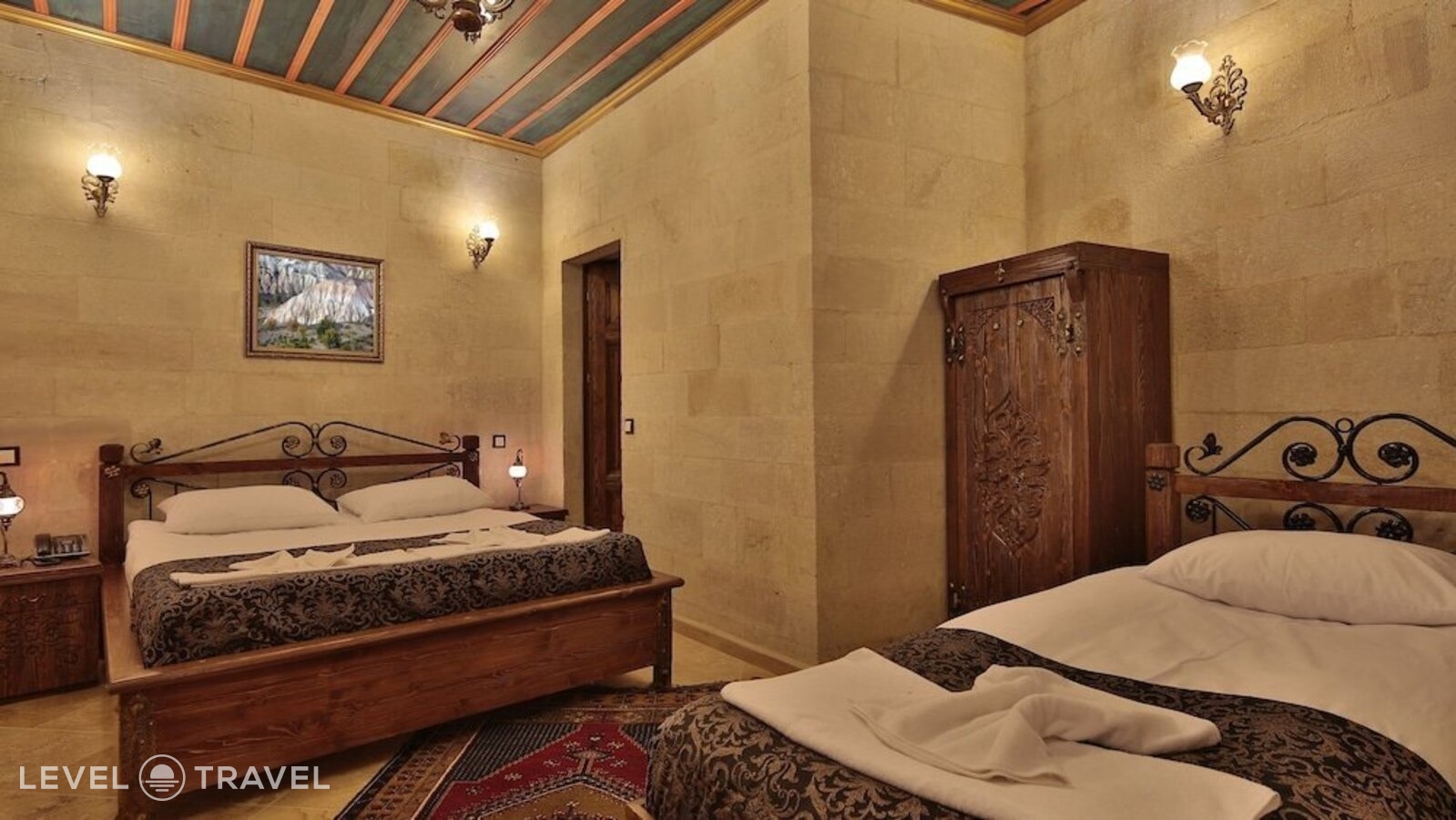 фотографии номера Трехместный делюкс отеля Cappadocia Cave Land Hotel в Турция(Гёреме) - фото №6