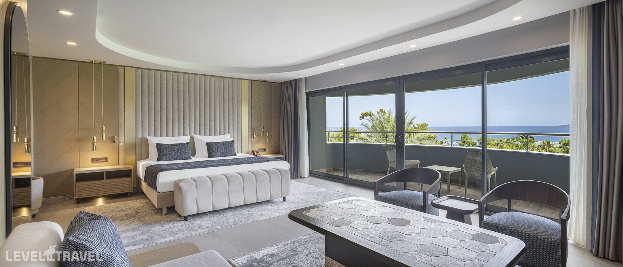 фотографии номера Делюкс с видом на море отеля Movenpick Resort Antalya Tekirova (Ex Royal Diwa Tekirova) в Турция(Текирова) - фото №5