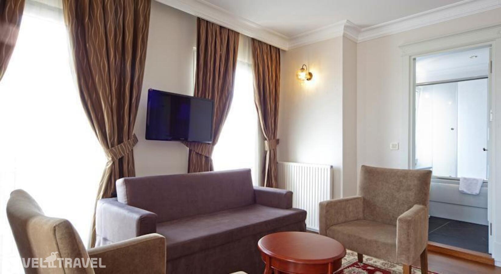 фотографии номера Четырехместный улучшенный отеля Aren Suites Hotel в Турция(Фатих) - фото №4