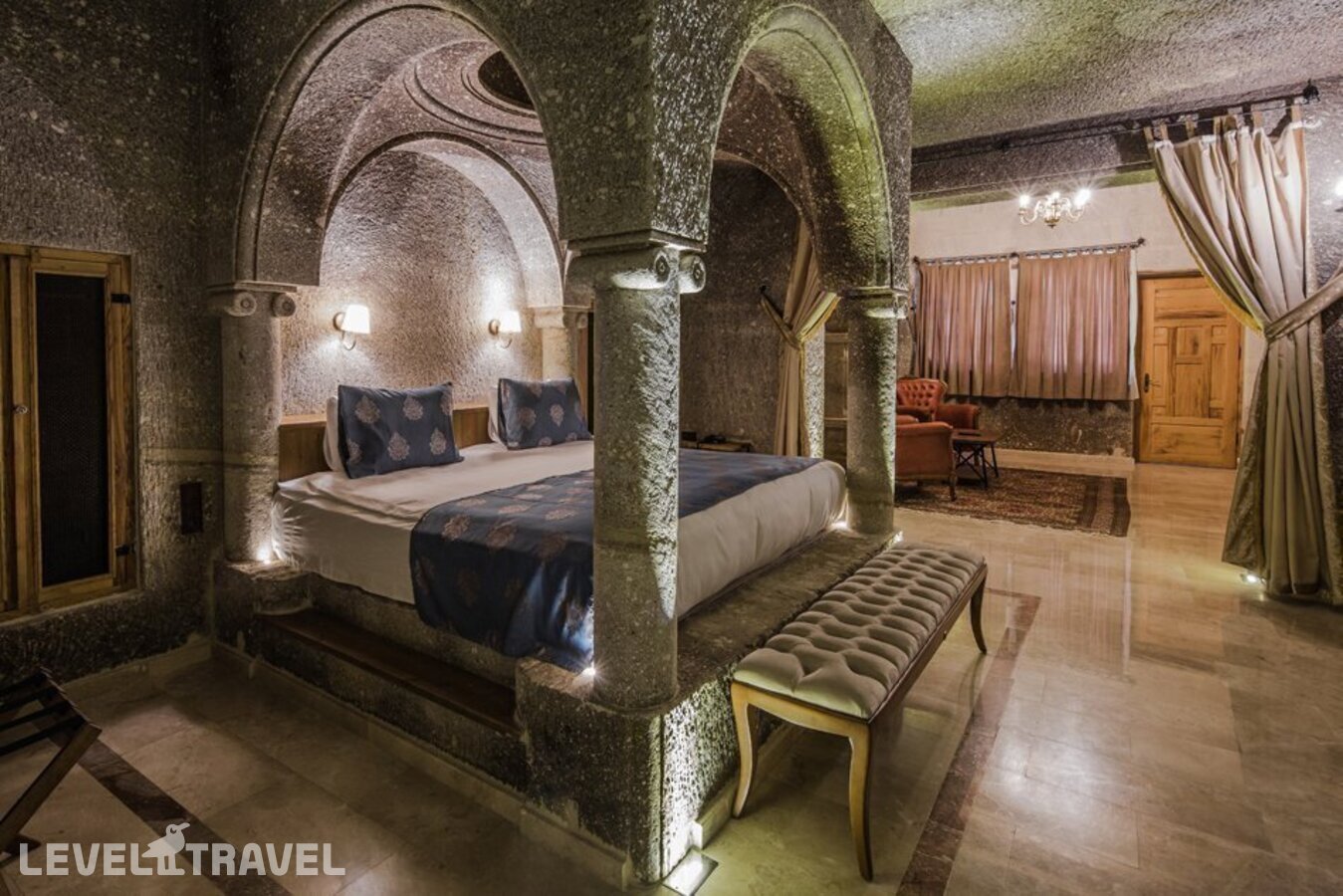 фотографии номера Улучшенный люкс отеля Lunar Cappadocia Hotel в Турция(Гёреме) - фото №4