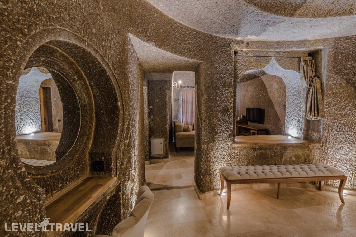 фотографии номера Люкс роскошный отеля Lunar Cappadocia Hotel в Турция(Гёреме) - фото №5