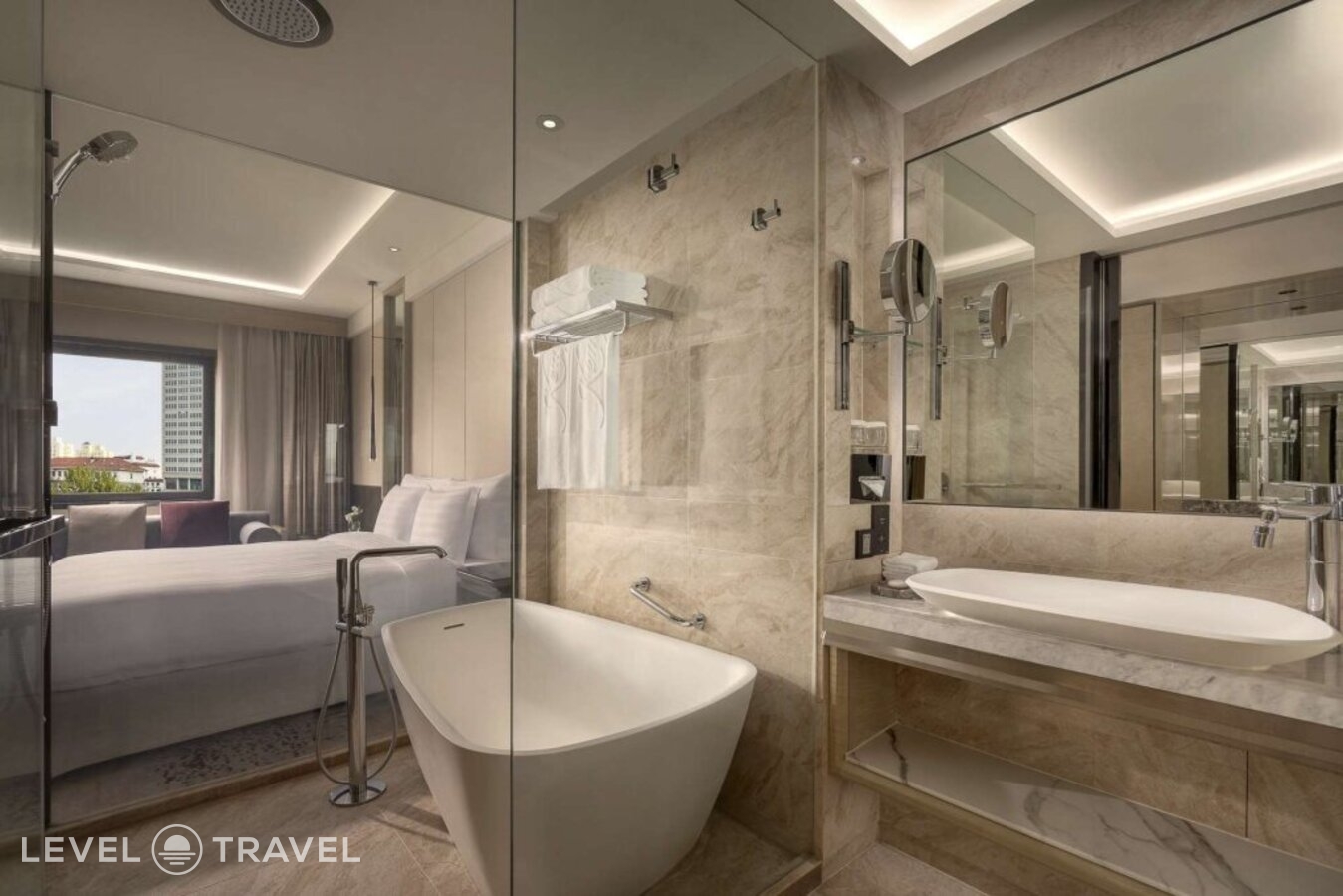фотографии номера Представительский с видом на город отеля Kempinski Hotel Beijing Yansha Center в Китай(Пекин) - фото №29