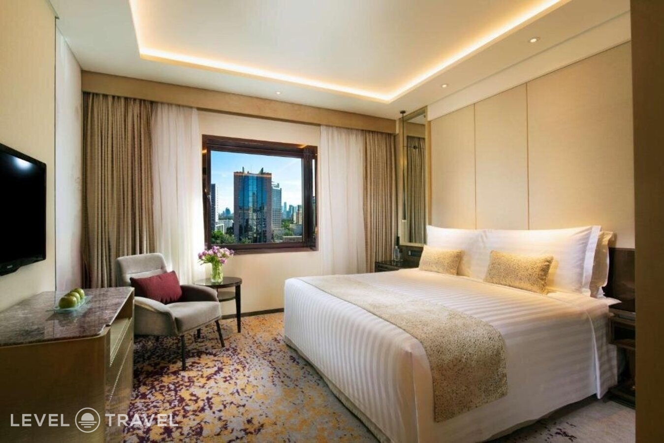 фотографии номера Представительский с видом на город отеля Kempinski Hotel Beijing Yansha Center в Китай(Пекин) - фото №33