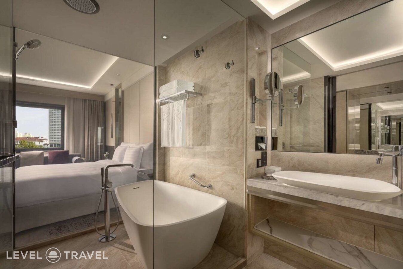 фотографии номера Представительский с видом на город отеля Kempinski Hotel Beijing Yansha Center в Китай(Пекин) - фото №9