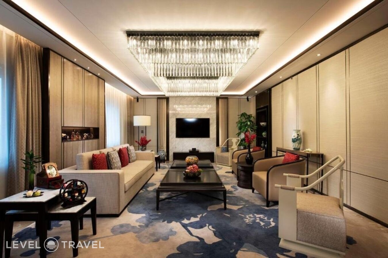 фотографии номера Люкс президентский отеля Kempinski Hotel Beijing Yansha Center в Китай(Пекин) - фото №1