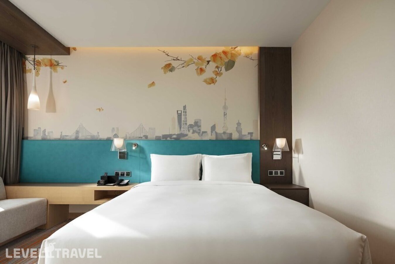 фотографии номера Стандартный номер отеля Hilton Garden Inn Shanghai Hongqiao Necc в Китай(Шанхай) - фото №9