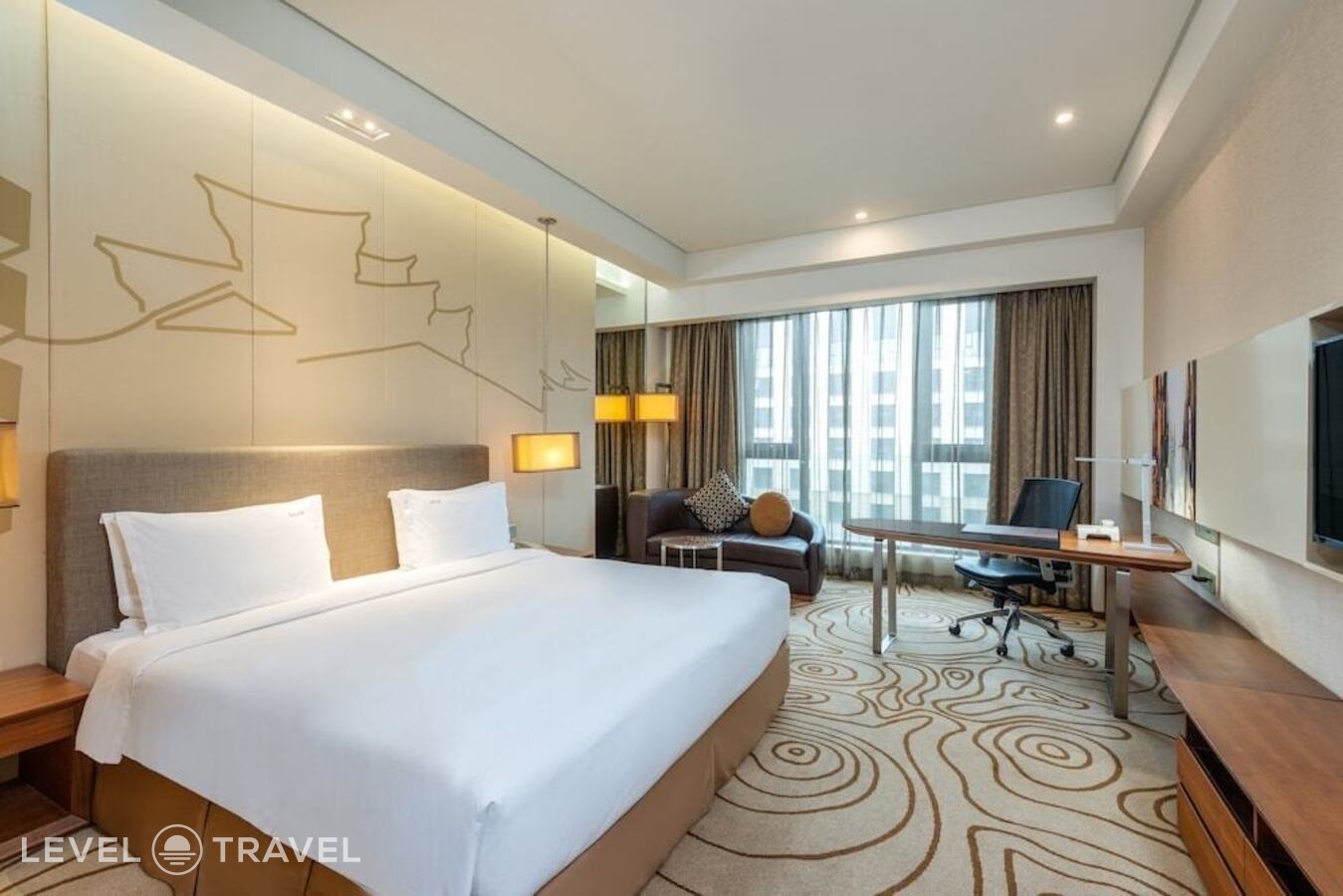 фотографии номера Одноместный номер отеля Holiday Inn Shanghai Hongqiao, An Ihg Hotel в Китай(Шанхай) - фото №3