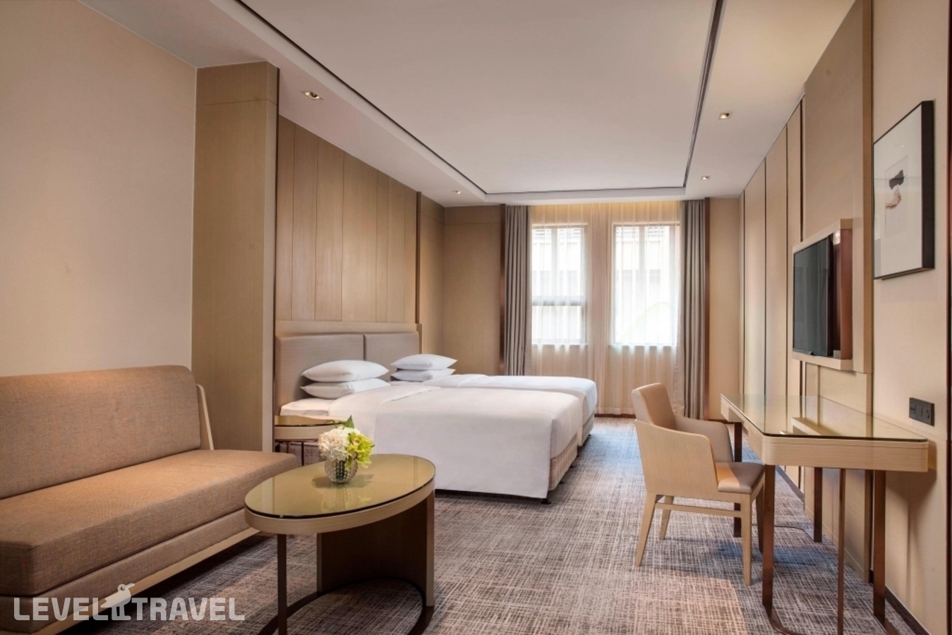 фотографии номера Студия семейная отеля Courtyard By Marriott Shanghai International Tourism And Resorts Zone в Китай(Шанхай) - фото №1