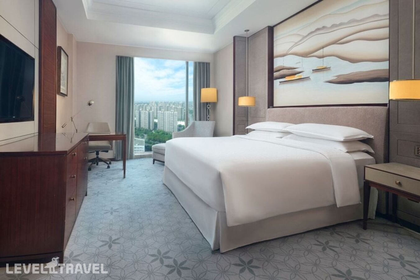 фотографии номера Клубный номер отеля Sheraton Shanghai Jiading Hotel в Китай(Шанхай) - фото №5