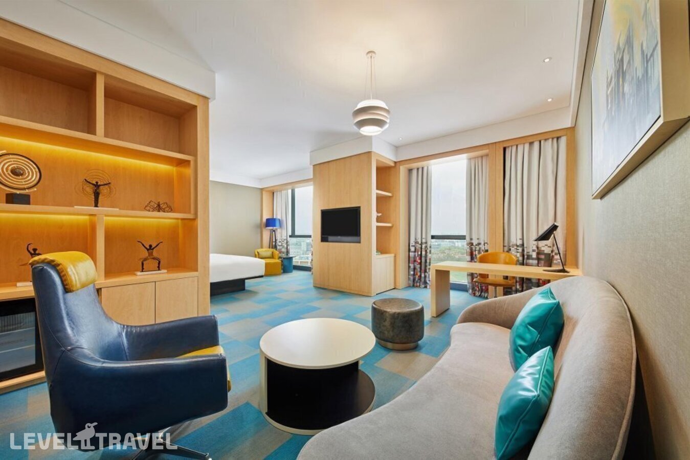 фотографии номера Стандартный номер отеля Aloft Shanghai Zhangjiang Haike в Китай(Шанхай) - фото №3