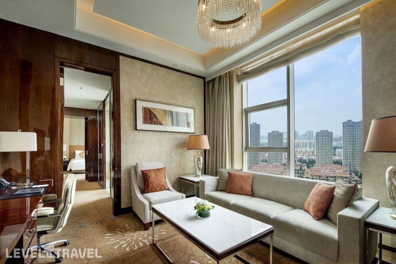 фотографии номера Люкс роскошный отеля Jw Marriott Hotel Harbin River North в Китай(Харбин) - фото №2