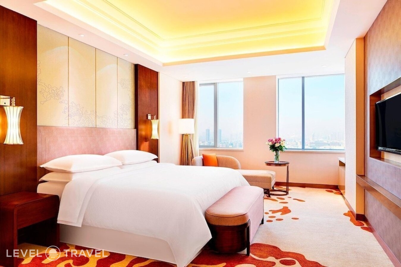 фотографии номера Клубный люкс отеля Sheraton Harbin Xiangfang Hotel в Китай(Харбин) - фото №1