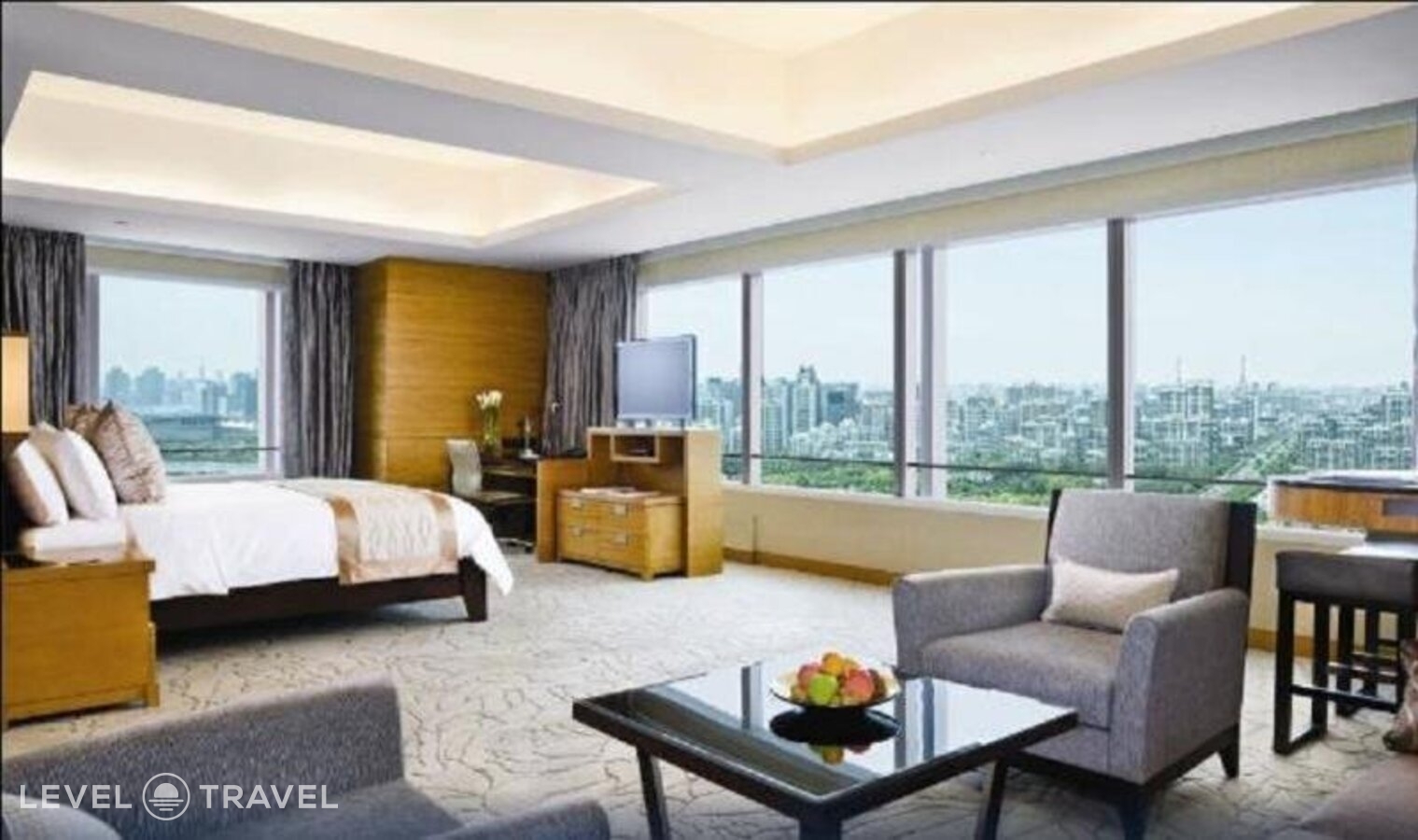 фотографии номера Семейный номер отеля Kerry Hotel Pudong Shanghai в Китай(Шанхай) - фото №16