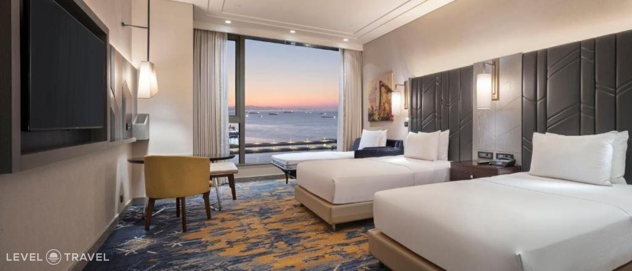 фотографии номера Делюкс с видом на море отеля Hilton Istanbul Bakirkoy в Турция(Бакыркёй) - фото №1