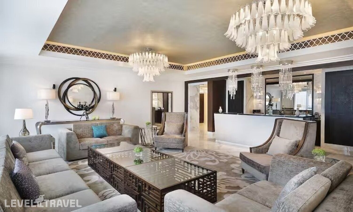фотографии номера Люкс президентский отеля Hilton Dubai Al Habtoor City в ОАЭ(Бизнес Бей) - фото №8