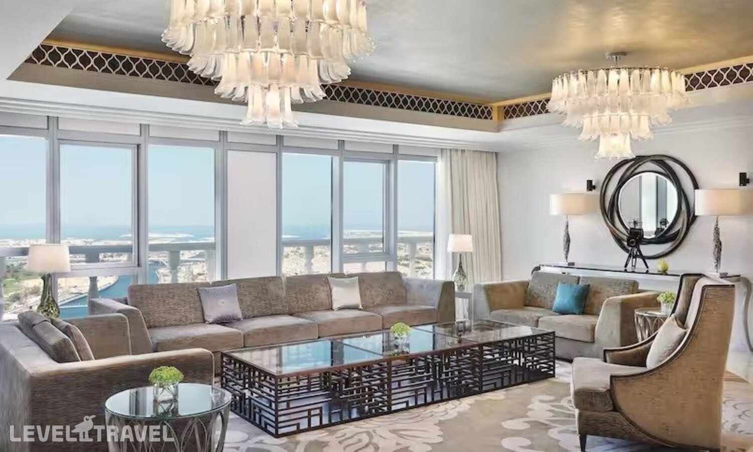 фотографии номера Люкс президентский отеля Hilton Dubai Al Habtoor City в ОАЭ(Бизнес Бей) - фото №7