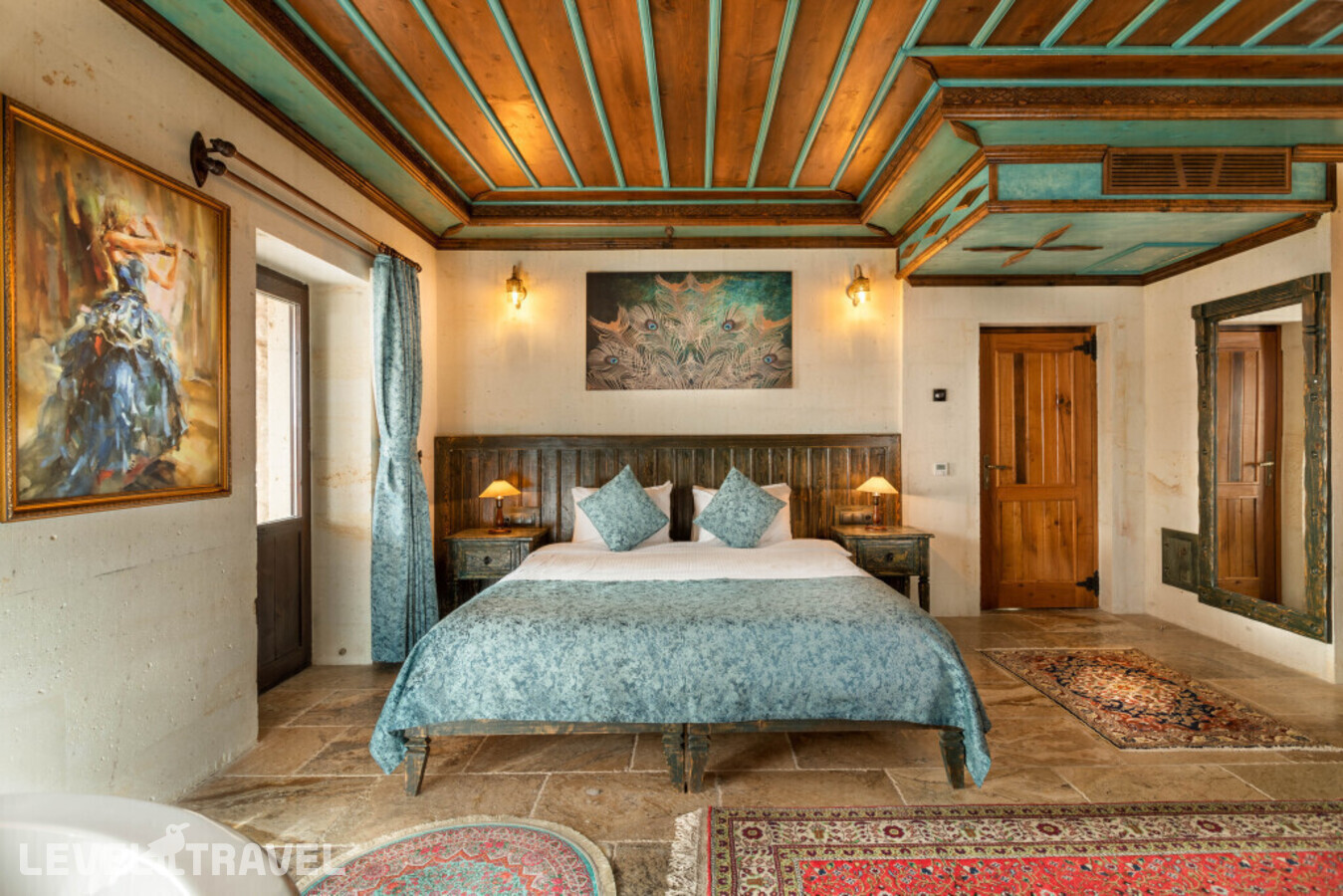 фотографии номера Роскошный люкс с балконом отеля Acer Cave Hotel в Турция(Ортахисар) - фото №2
