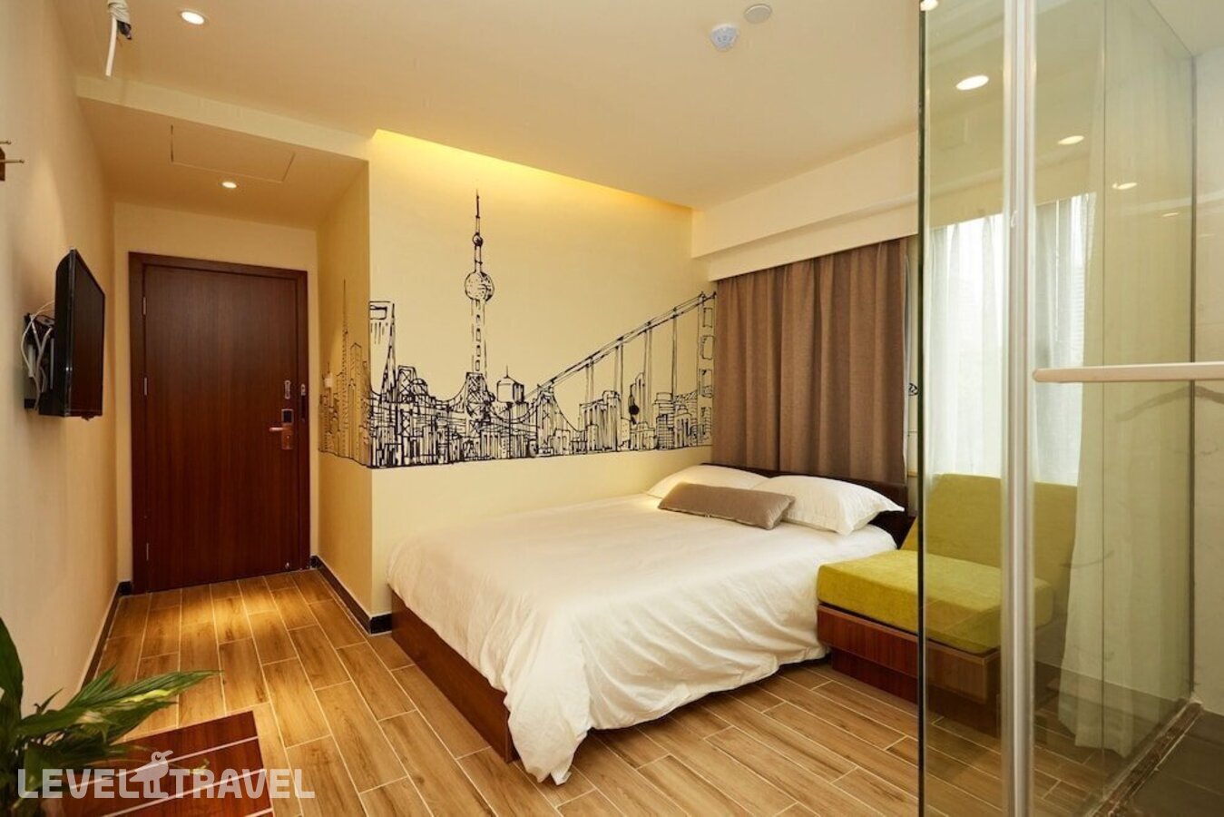 фотографии номера Улучшенный семейный отеля Shanghai Meego Youth Hostel в Китай(Шанхай) - фото №4