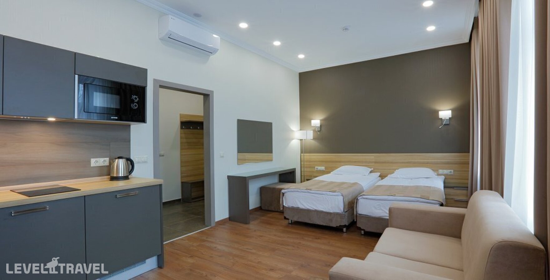фотографии номера Делюкс (две односпальные кровати) отеля Апарт-отель Измайловский парк в Россия(Восточный административный округ (ВАО)) - фото №26