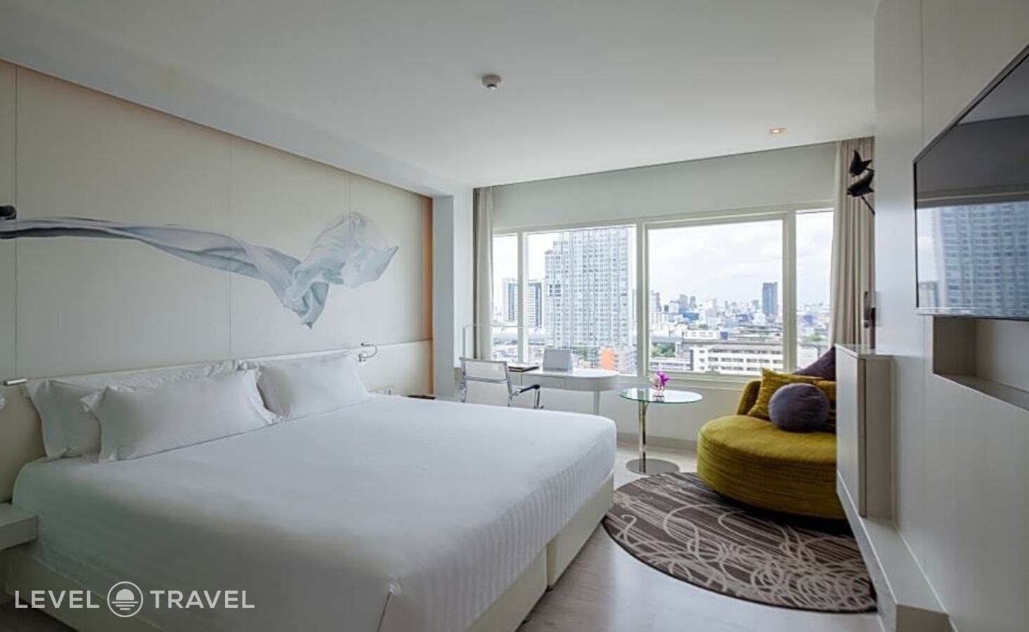 фотографии номера Улучшенный с видом на город отеля Centara Watergate Pavillion Hotel Bangkok в Таиланд(Бангкок) - фото №1